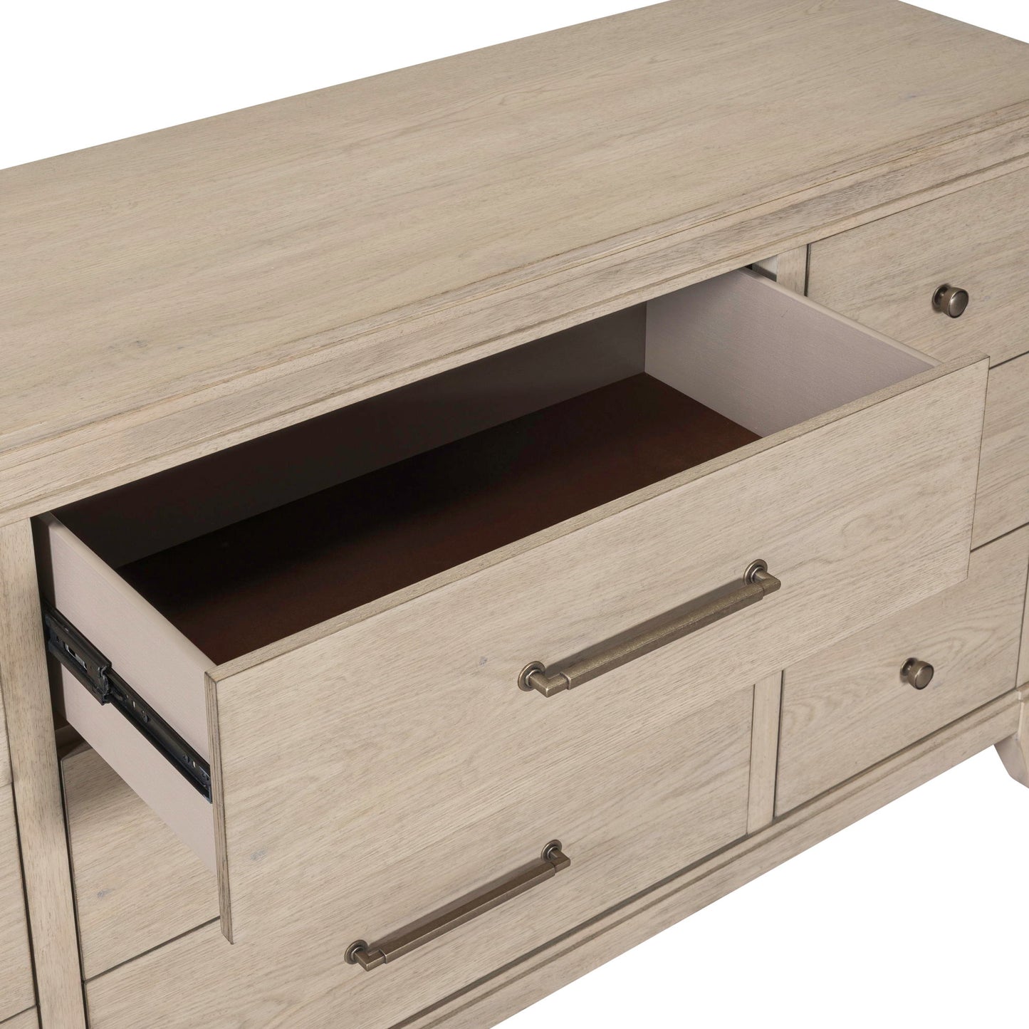 New Haven - 9 Drawer Dresser - White - Hornell Furniture Outlet