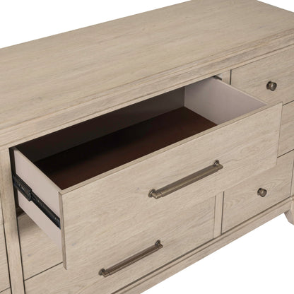 New Haven - 9 Drawer Dresser - White - Hornell Furniture Outlet