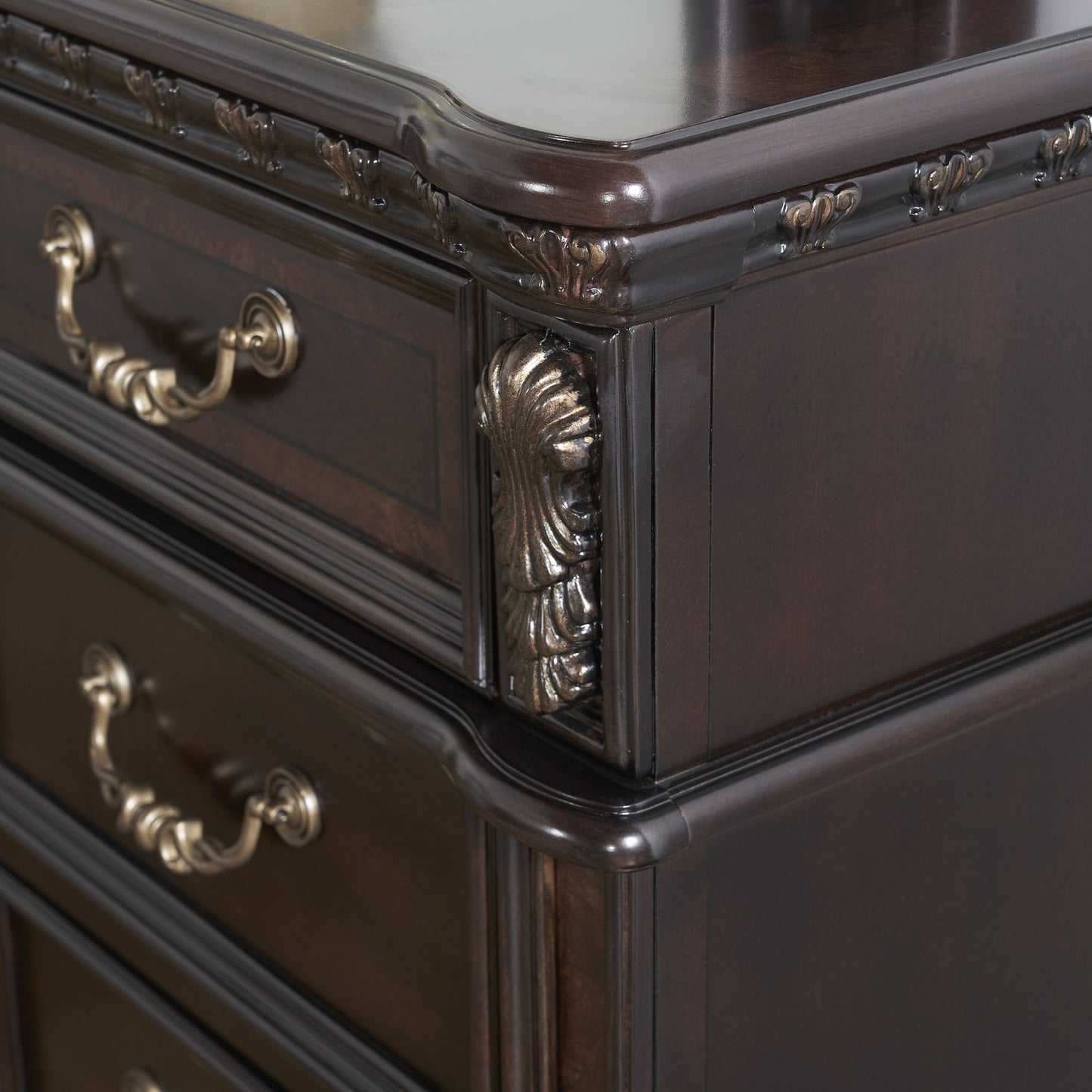 Monte Carlo - Nightstand - Dark Brown - Hornell Furniture Outlet