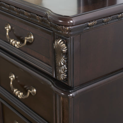 Monte Carlo - Nightstand - Dark Brown - Hornell Furniture Outlet