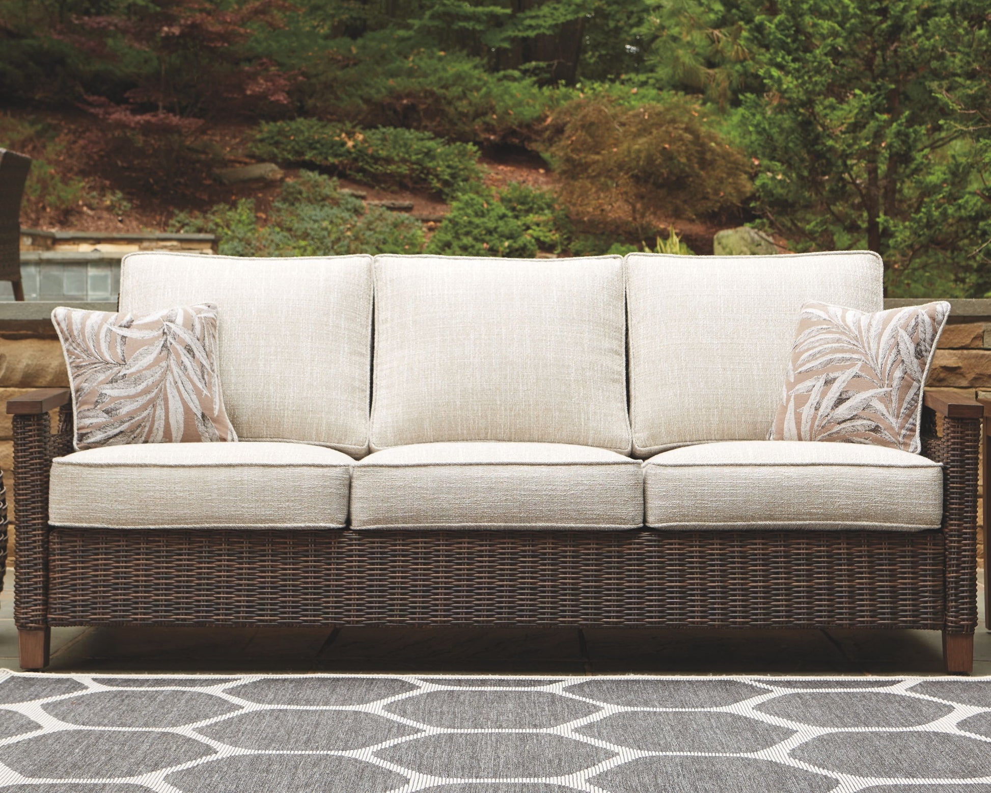 Paradise Trail - Medium Brown - 3 Pc. - Lounge Set - Hornell Furniture Outlet