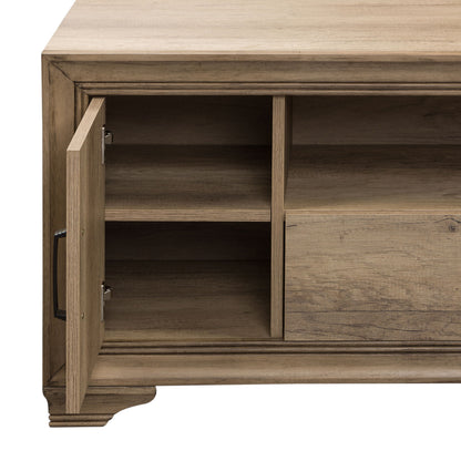 Sun Valley - 60" TV Console - Light Brown - Hornell Furniture Outlet