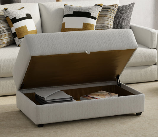 Trevor - Storage Ottoman - Hornell Furniture Outlet