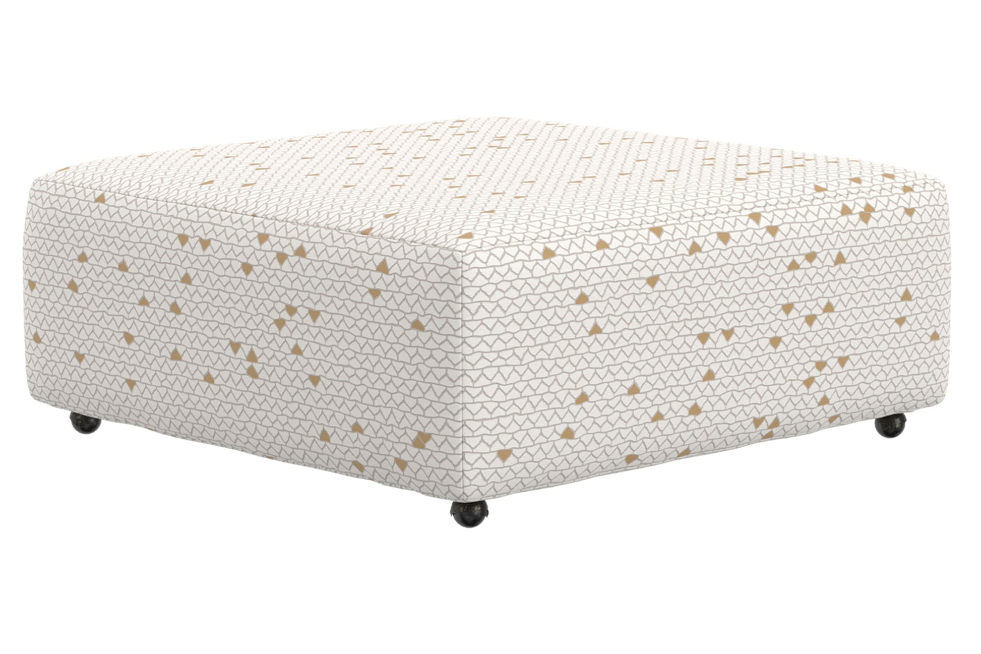 Sanctuary - Castered Cocktail Ottoman - Chalk - Hornell Furniture Outlet