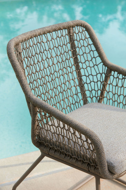 Majors Beach - Outdoor Table And 2 Chairs (Set of 3) - Beige - Hornell Furniture Outlet