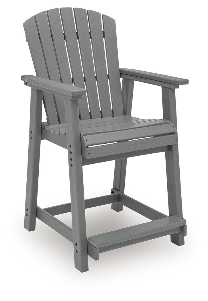 Sanctuary Beach - Barstool (Set of 2) - Dark Gray - Hornell Furniture Outlet