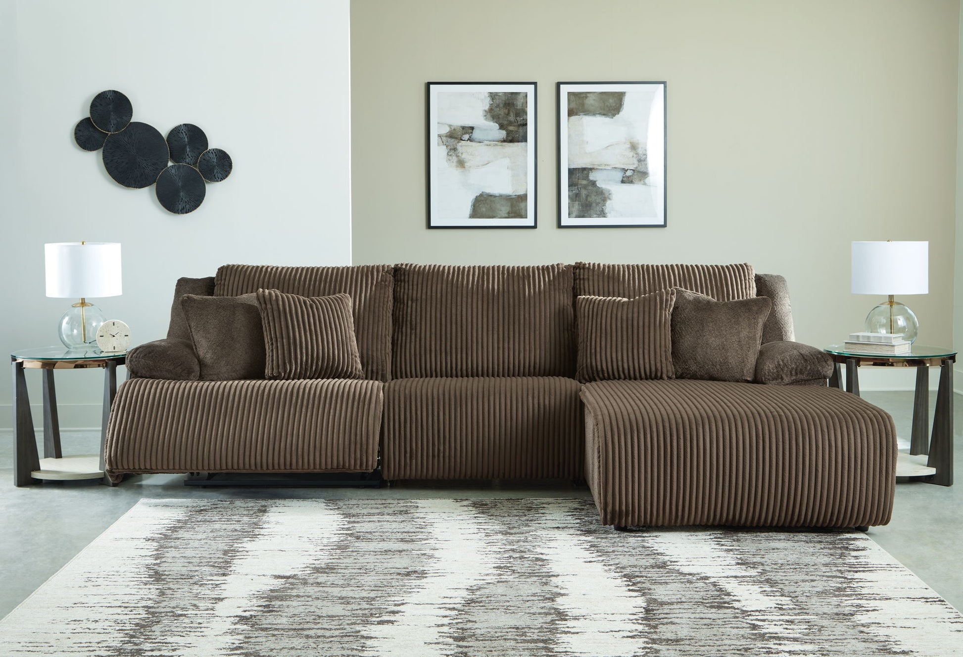 Top Tier - Reclining Sectional - Hornell Furniture Outlet