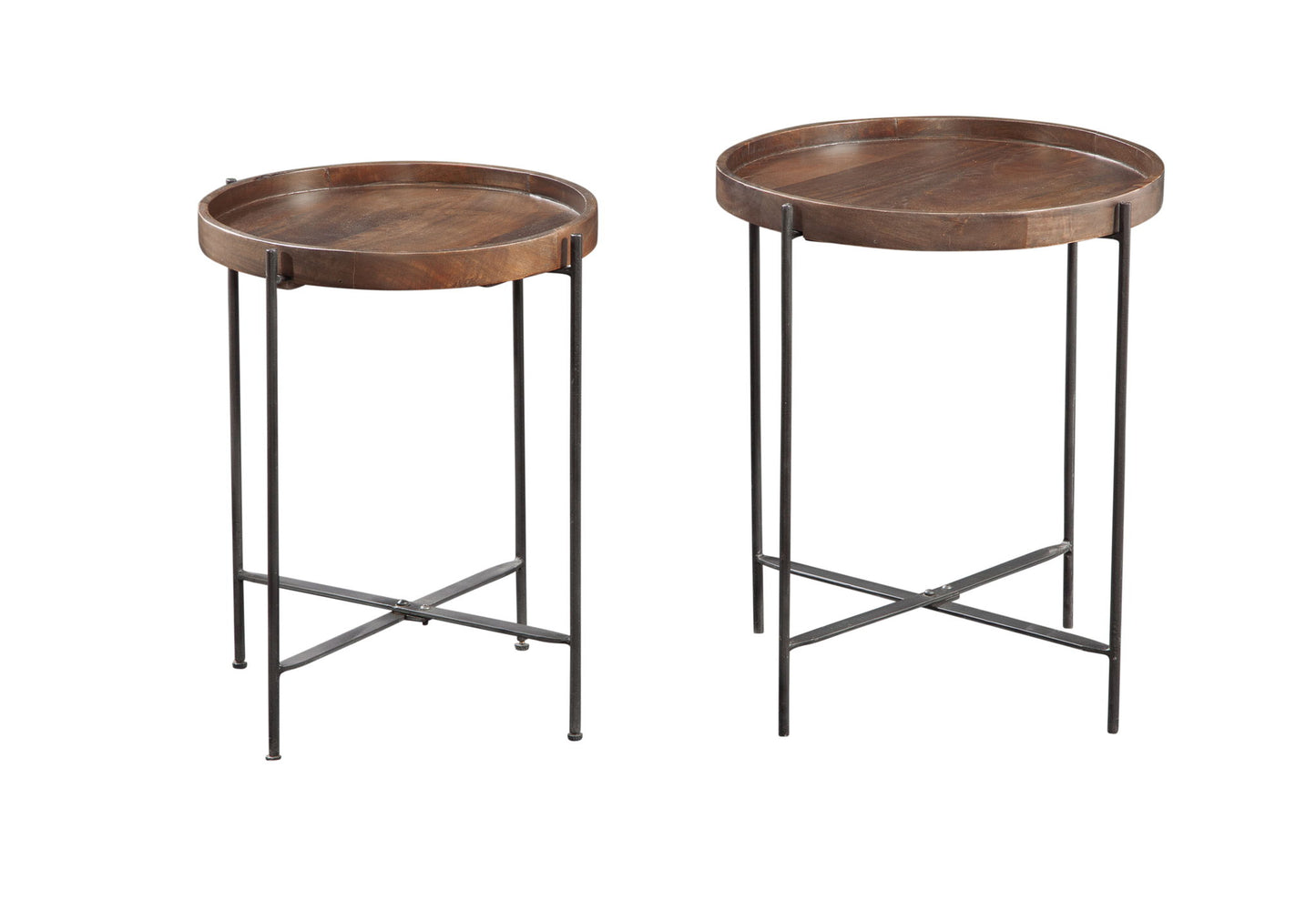 Capri - Nesting Tables - Dark Brown - Hornell Furniture Outlet