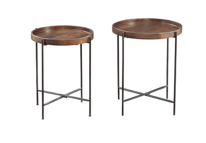 Capri - Nesting Tables - Dark Brown - Hornell Furniture Outlet