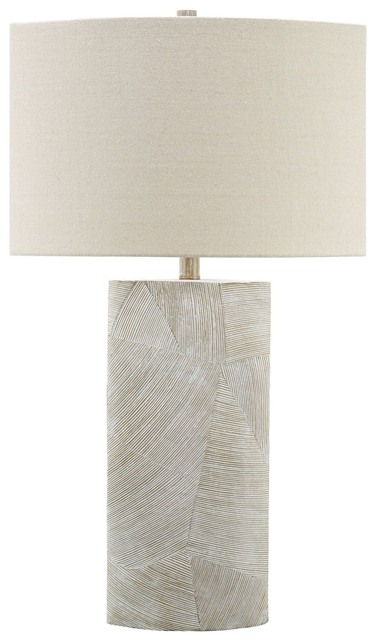 Bradard - Brown - Poly Table Lamp - Hornell Furniture Outlet