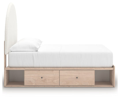 Arloster - Upholstered Panel Bed - Hornell Furniture Outlet