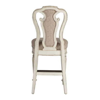 Magnolia Manor - Counter Height Chair - White - Hornell Furniture Outlet