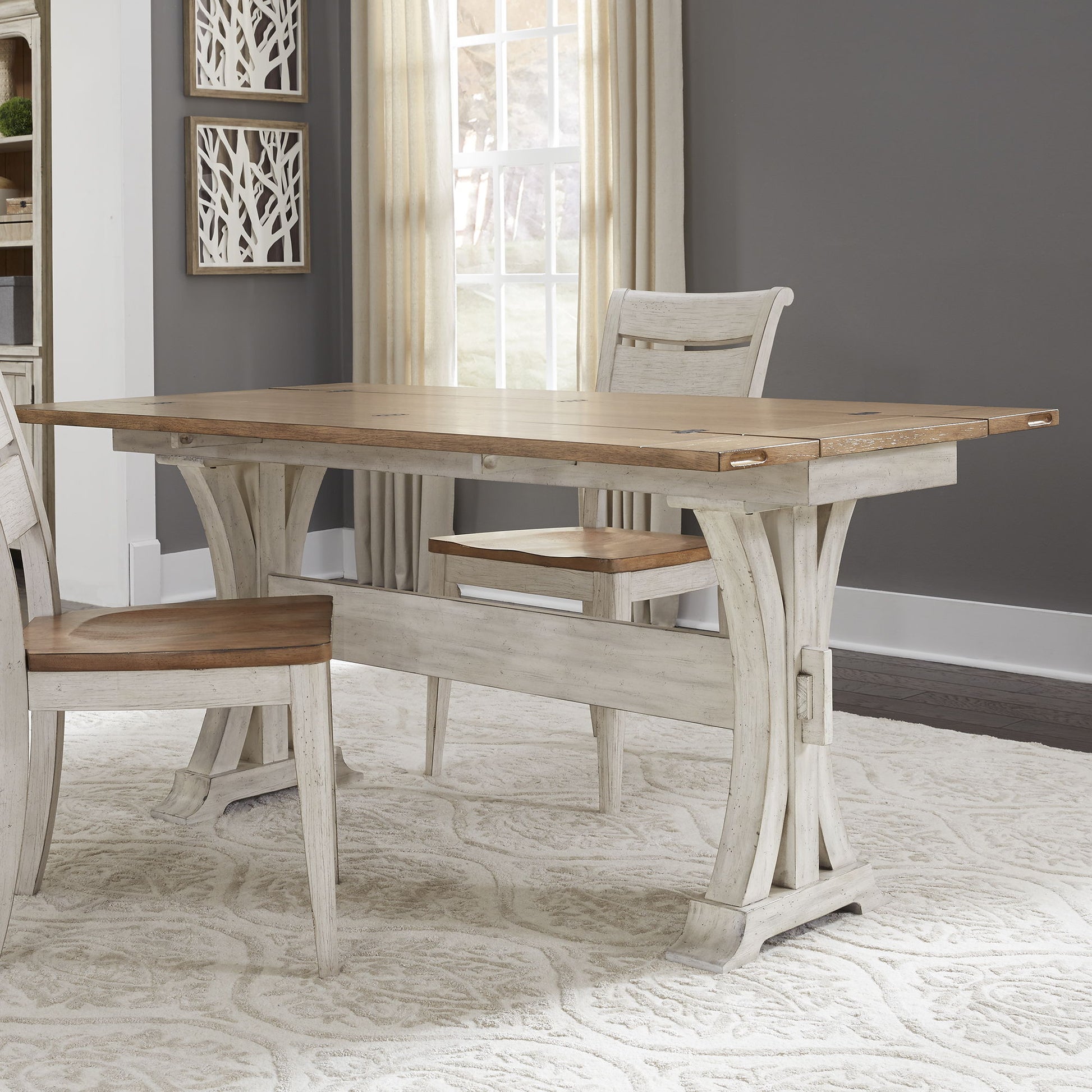 Farmhouse Reimagined - Flip Lid Sofa Table - White - Hornell Furniture Outlet