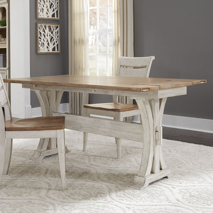 Farmhouse Reimagined - Flip Lid Sofa Table - White - Hornell Furniture Outlet