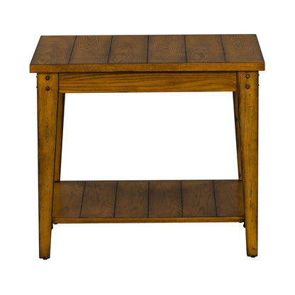 Lake House - Square Lamp Table - Hornell Furniture Outlet