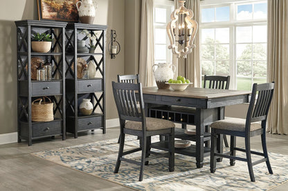 Tyler Creek - Counter Height Table Set - Hornell Furniture Outlet