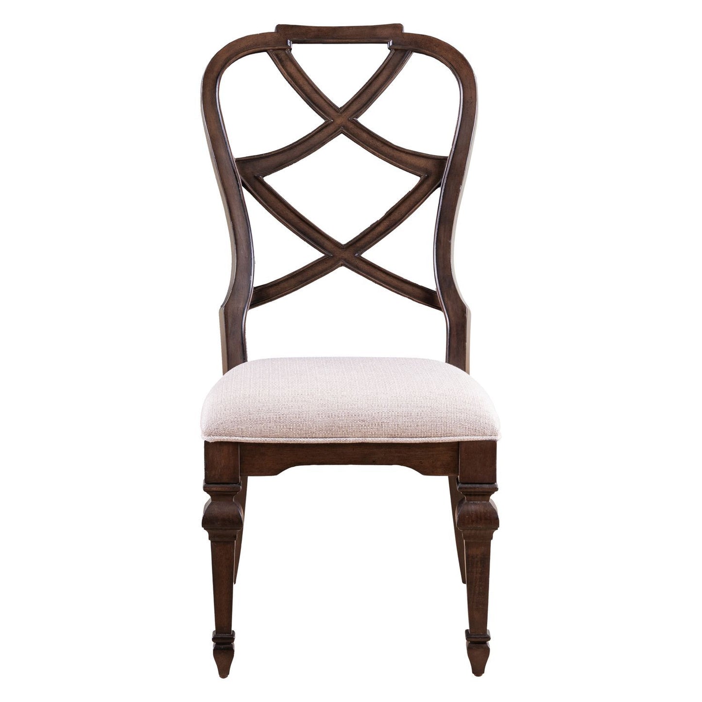 Provence Park - Wood Back Side Chair (RTA) - Brown - Hornell Furniture Outlet