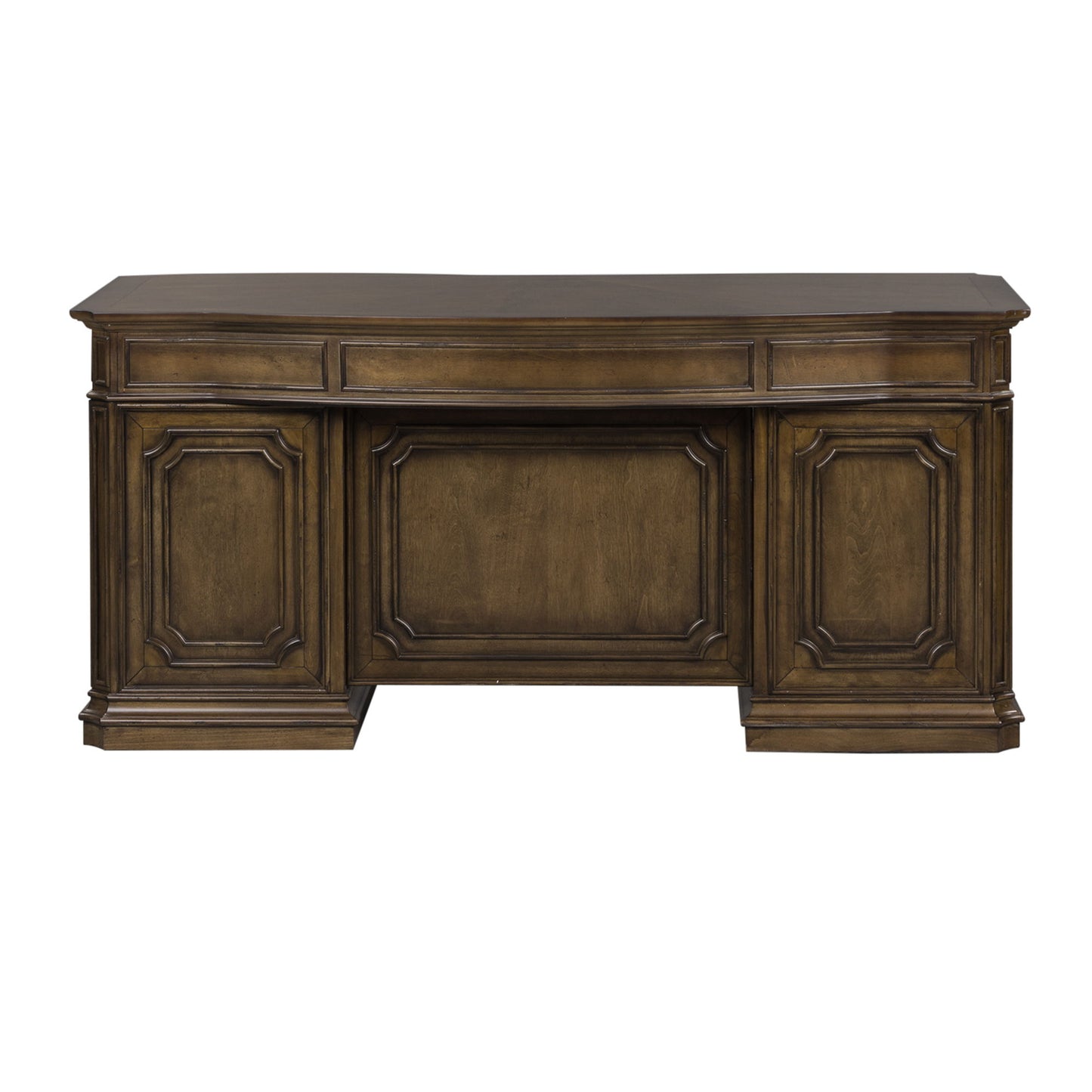 Amelia - 5 Piece Home Office Jr Executive Set - Dark Brown - Hornell Furniture Outlet