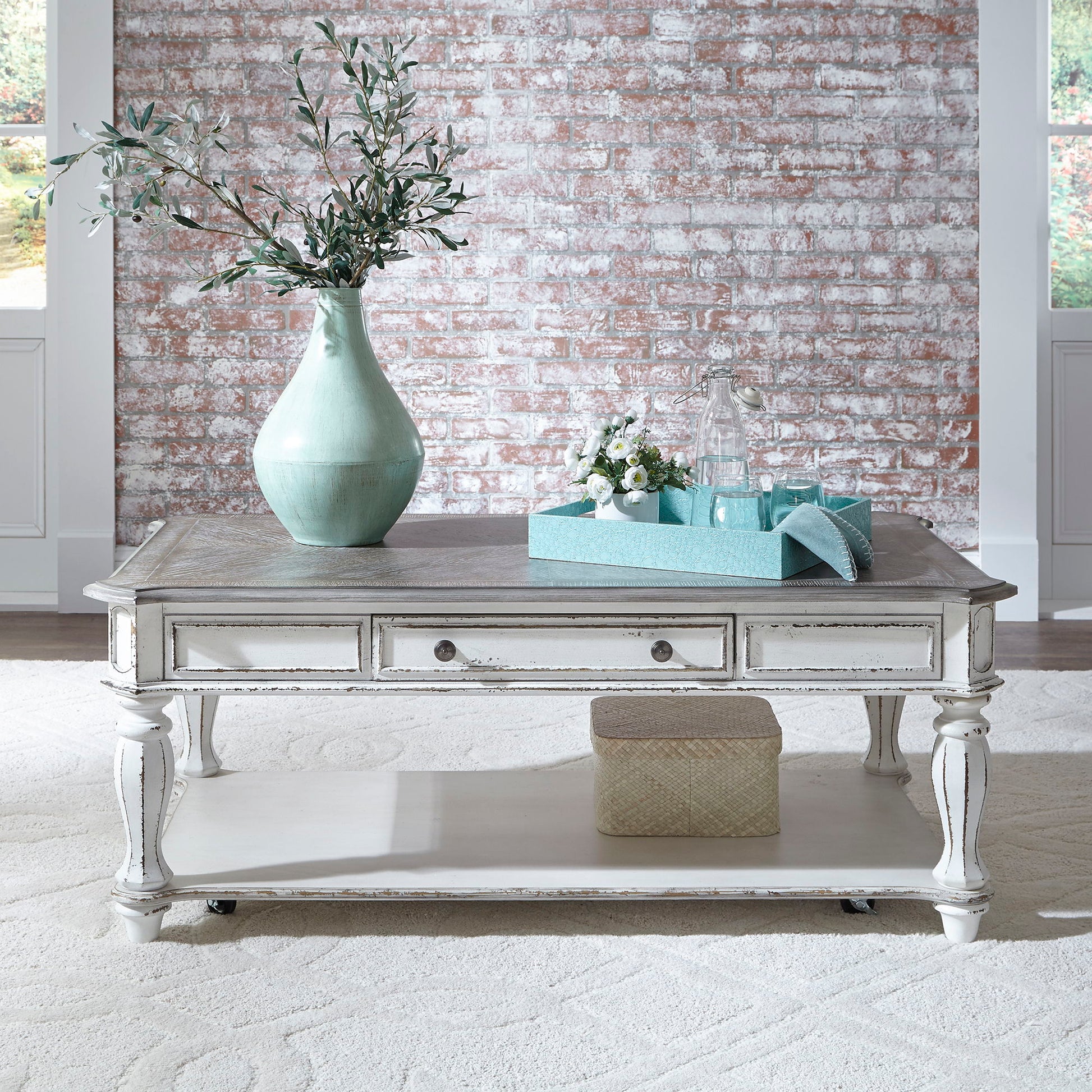 Magnolia Manor - Table Set - Hornell Furniture Outlet