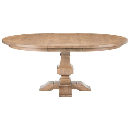Haven Hills - Pedestal Table Set - Camel Beige - Hornell Furniture Outlet