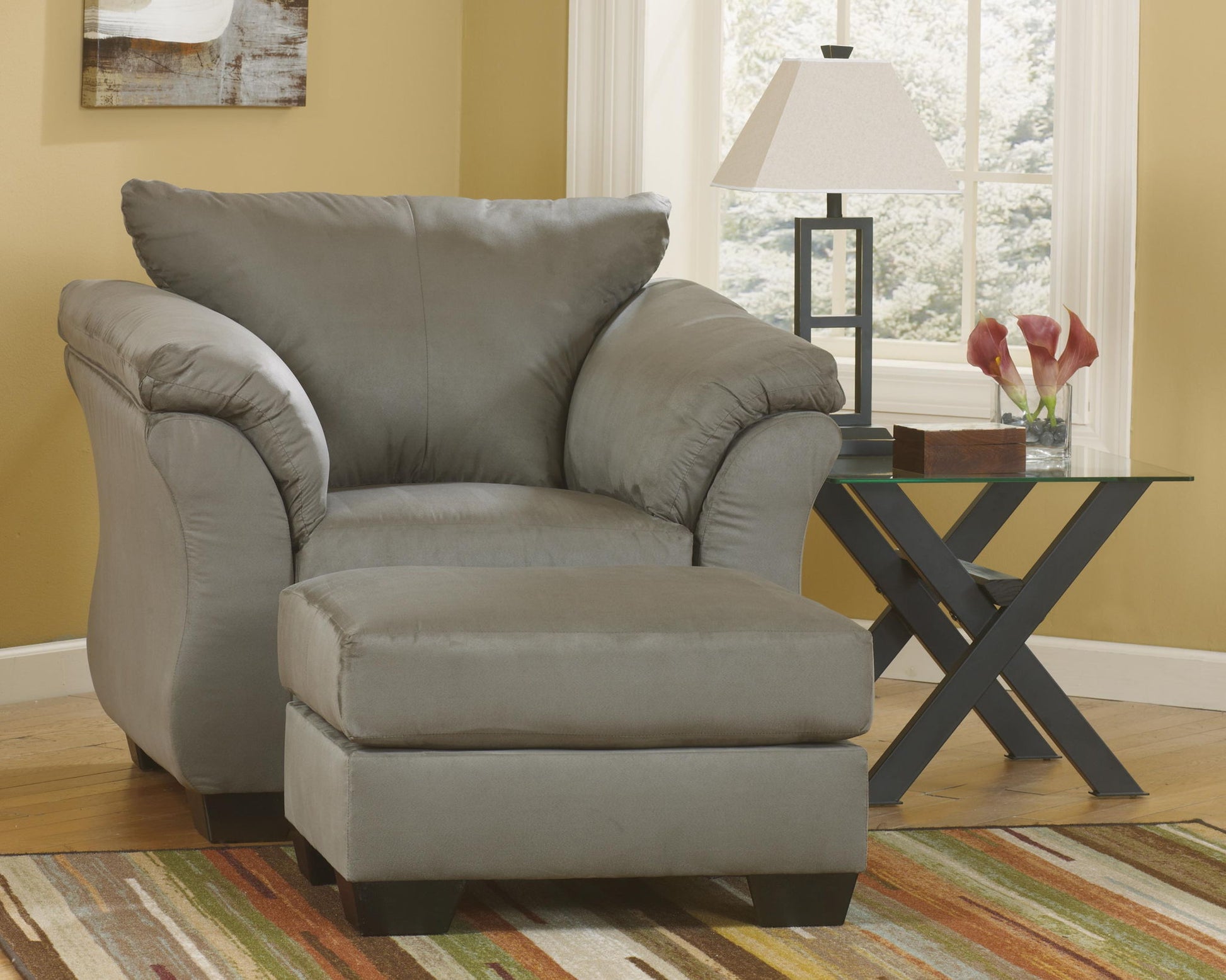 Darcy - Ottoman - Hornell Furniture Outlet