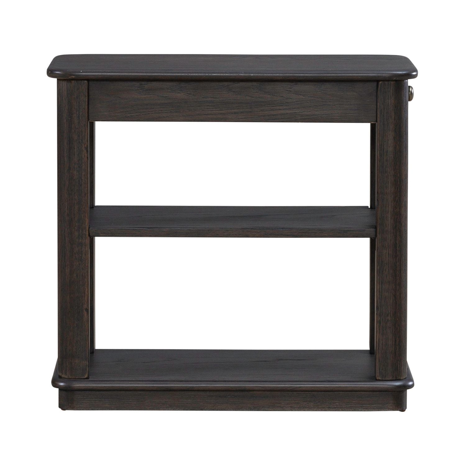Wallace - Chair Side Table - Brown - Hornell Furniture Outlet