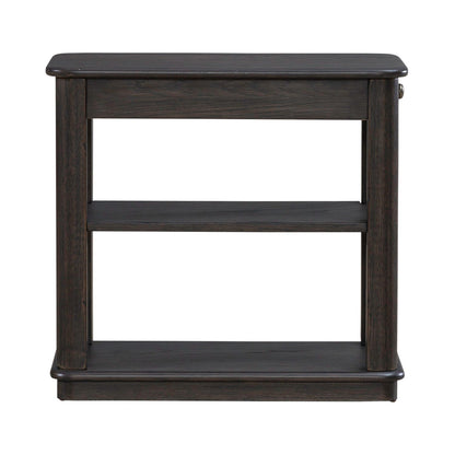 Wallace - Chair Side Table - Brown - Hornell Furniture Outlet