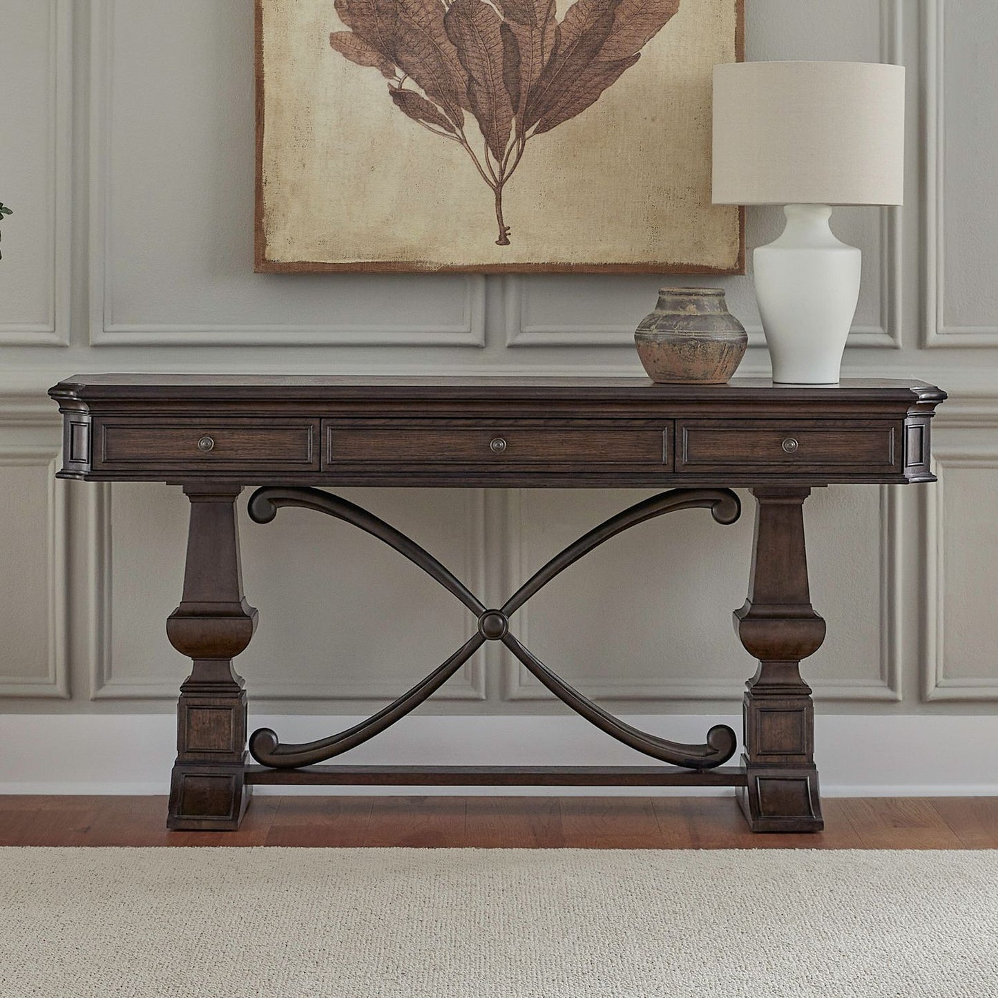 Provence Park - Sofa Table - Brown - Hornell Furniture Outlet
