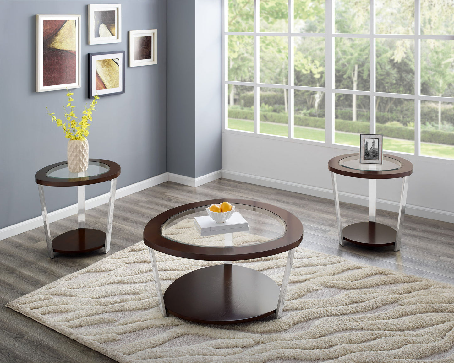 Duncan - Cocktail Table - Brown - Hornell Furniture Outlet
