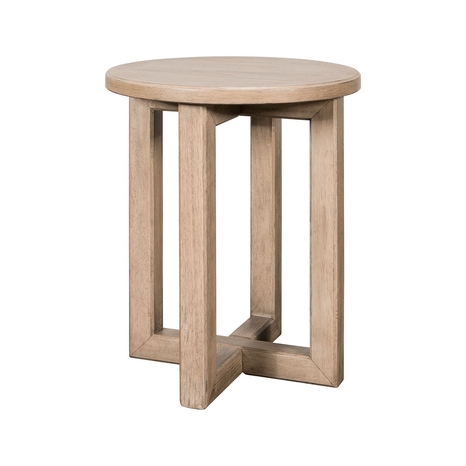 Proximity Place - Chairside Table - Light Brown - Hornell Furniture Outlet