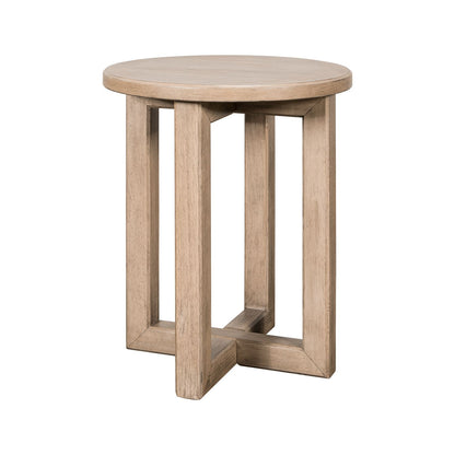 Proximity Place - Chairside Table - Light Brown - Hornell Furniture Outlet