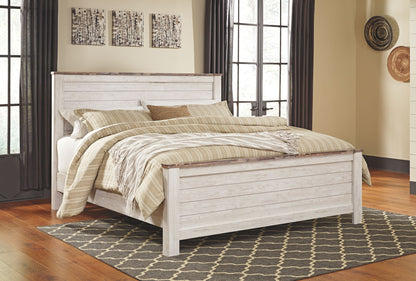 Willowton - Panel Bed - Hornell Furniture Outlet