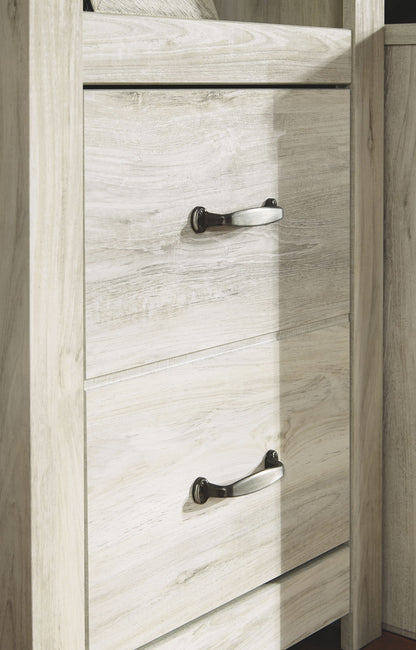 Bellaby - Whitewash - Pier - 2 Drawers - Hornell Furniture Outlet