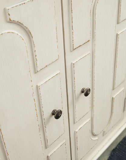 Roranville - Antique White - Accent Cabinet - Hornell Furniture Outlet