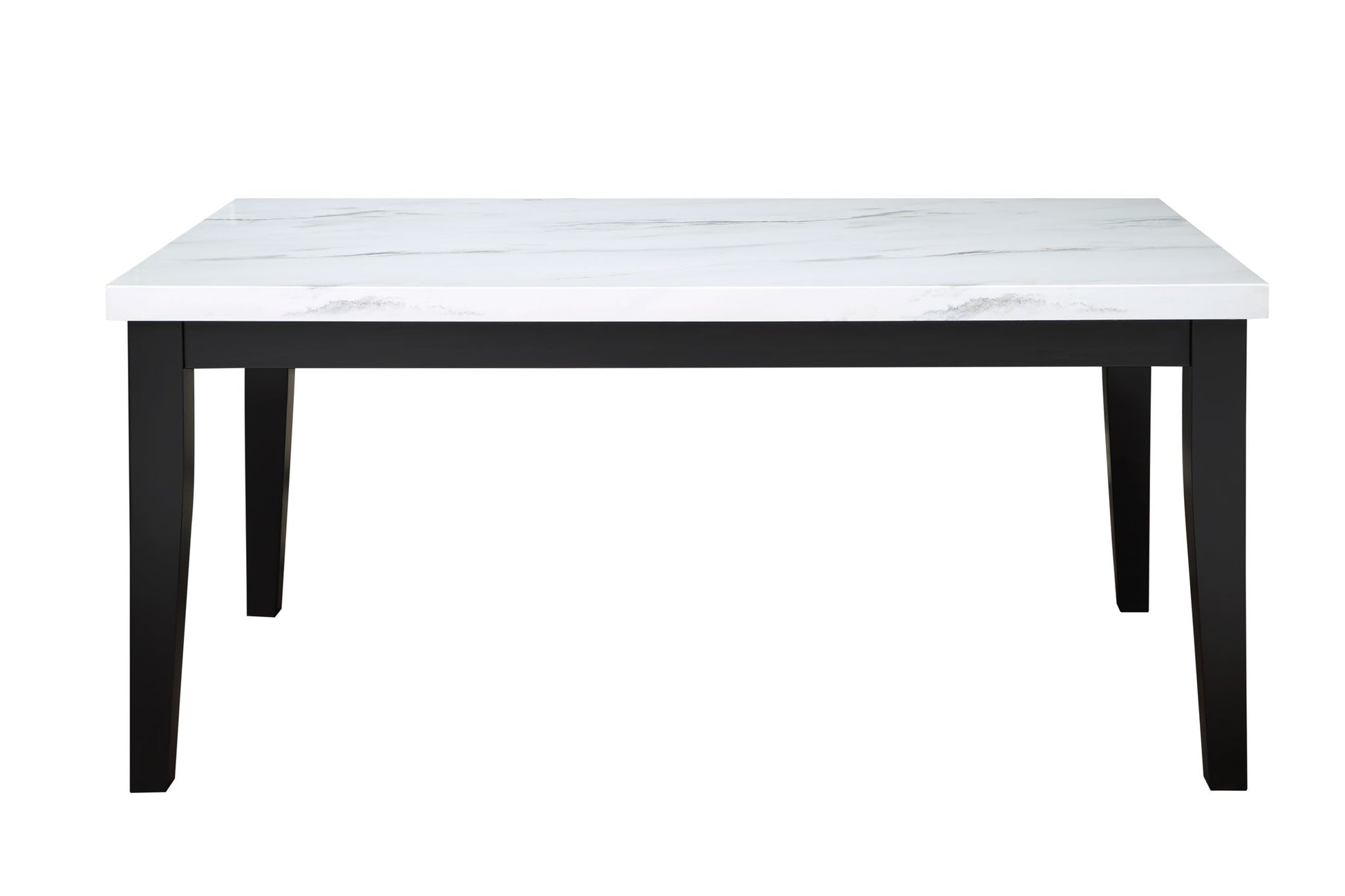 Sterling - Faux Marble Top Dining Table - White - Hornell Furniture Outlet