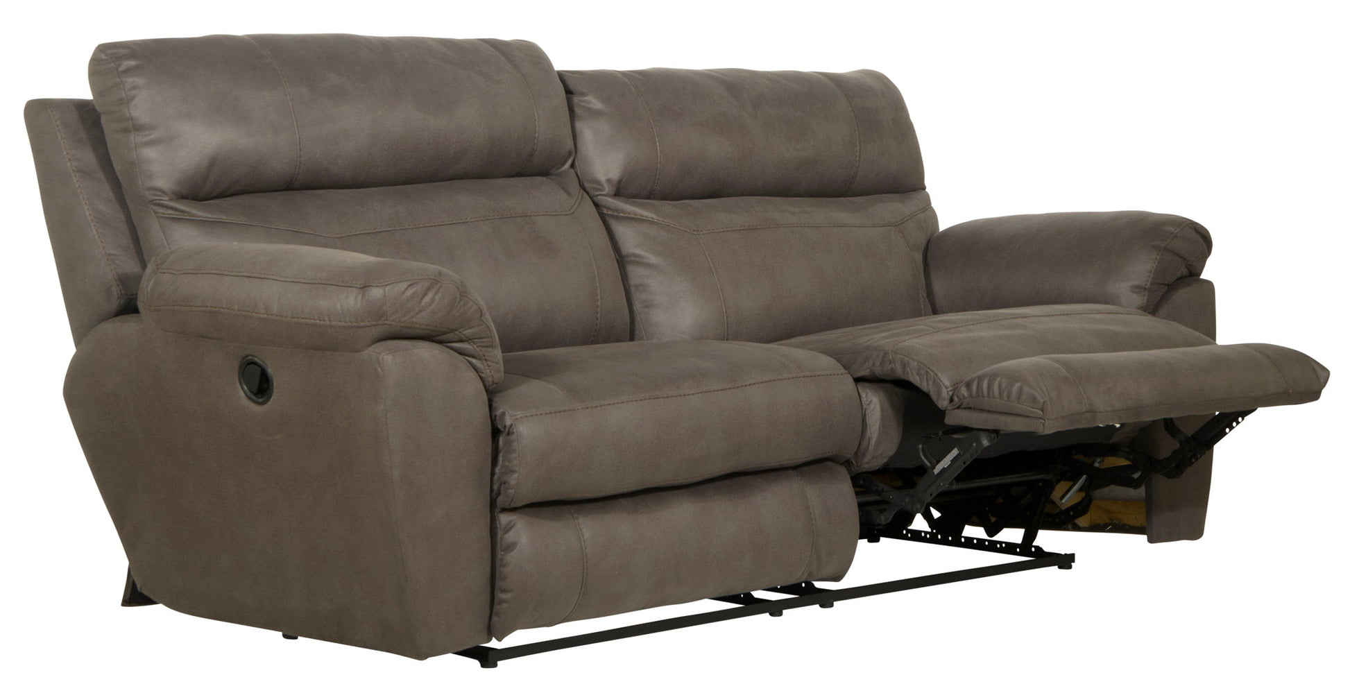 Atlas - Reclining Sofa - Charcoal - Hornell Furniture Outlet