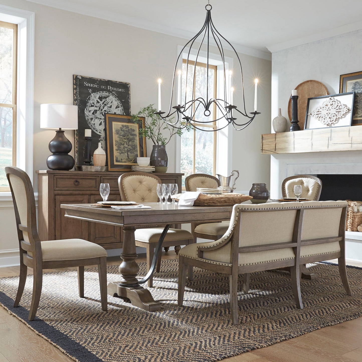 Americana Farmhouse - Table Set - Hornell Furniture Outlet