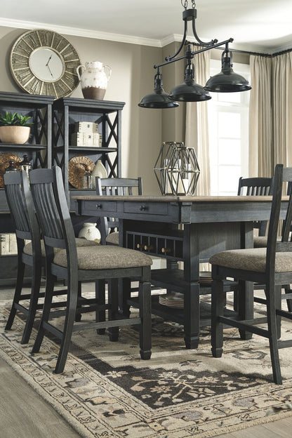 Tyler Creek - Counter Height Table Set - Hornell Furniture Outlet