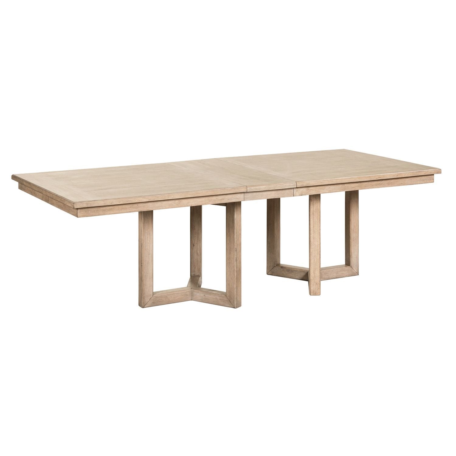 Proximity Place - Double Pedestal Table - Brown - Hornell Furniture Outlet