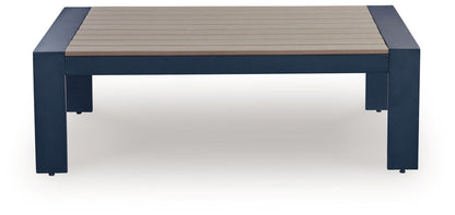 East Beach - Blue - Rectangular Cocktail Table - Hornell Furniture Outlet