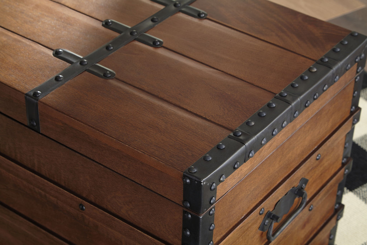 Kettleby - Storage Trunk - Brown - Hornell Furniture Outlet
