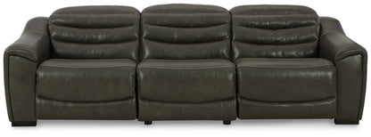 Center Line - Power Recliner Sectional - Hornell Furniture Outlet