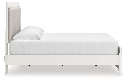 Zuraleus - Upholstered Panel Platform Bed With Roll Slats - Hornell Furniture Outlet