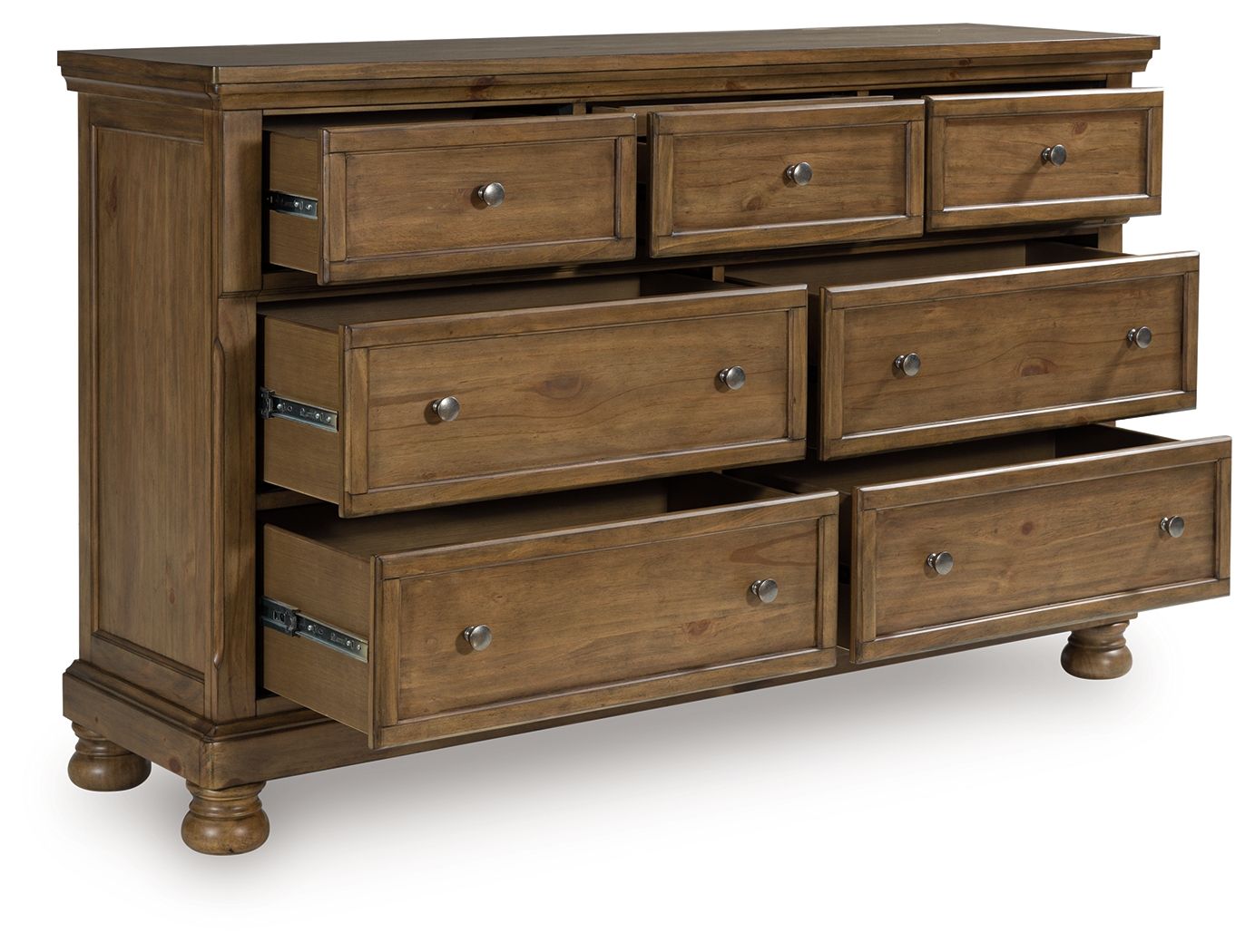 Feddinger - Medium Brown - Dresser - Hornell Furniture Outlet
