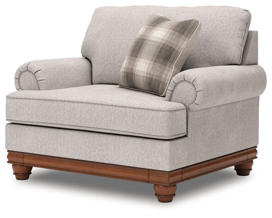 Clearbrooke - Sandstone - Chair And A Half - Hornell Furniture Outlet