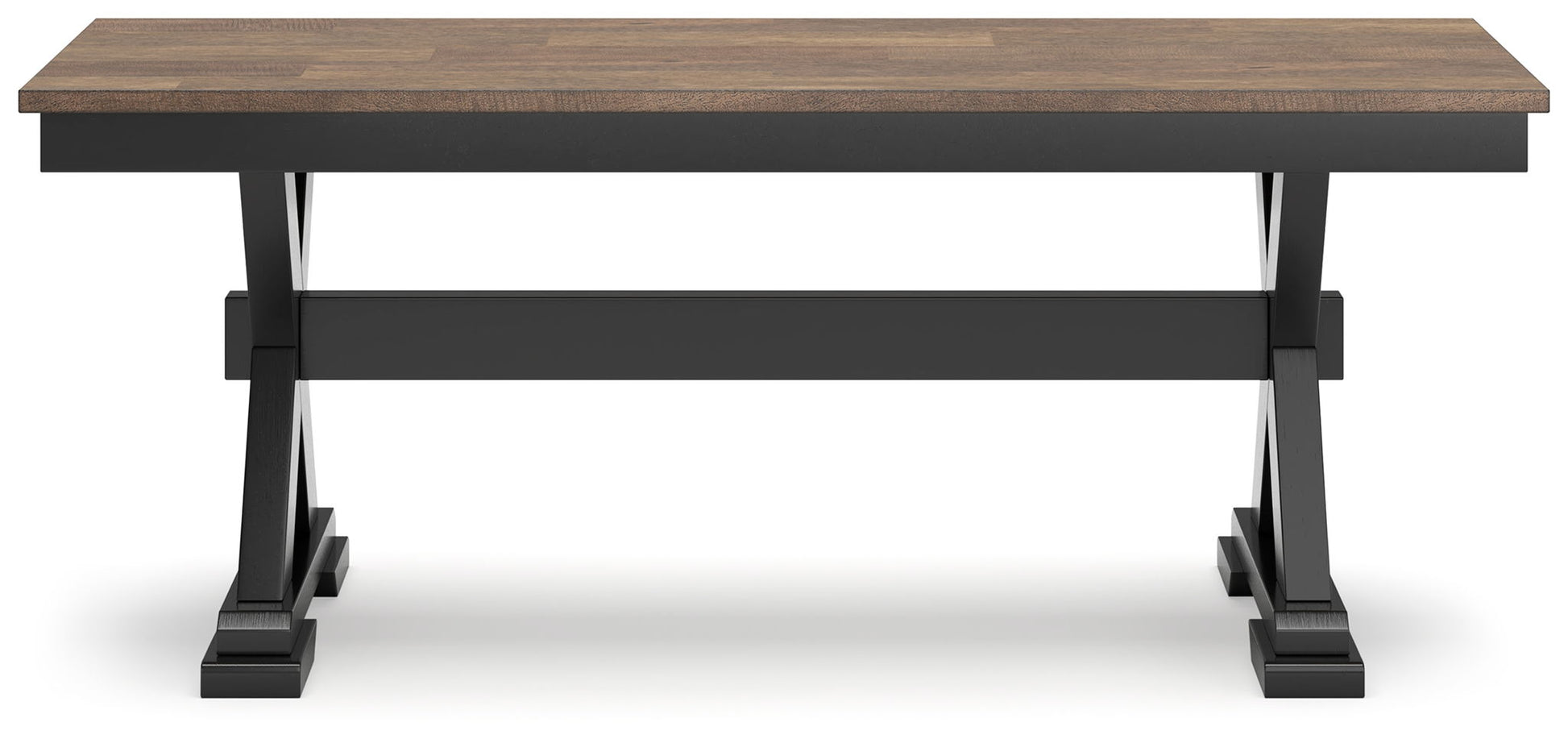 Wildenauer - Brown / Black - Large Dining Room Bench - Hornell Furniture Outlet