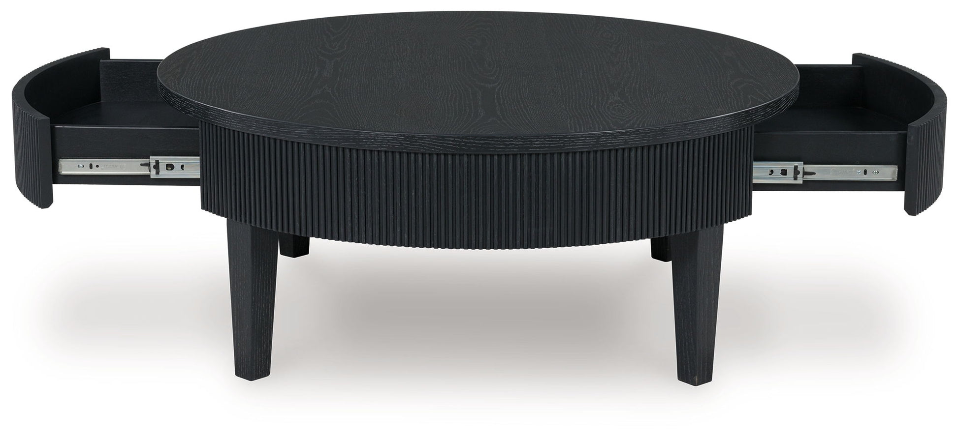 Marstream - Black - Round Cocktail Table - Hornell Furniture Outlet