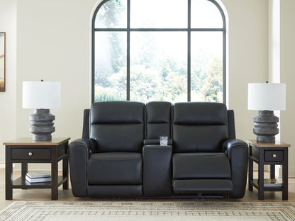 5Z - Comfort - Relaxation - Power Reclining Loveseat with Console / Adj Headrest - Hornell Furniture Outlet
