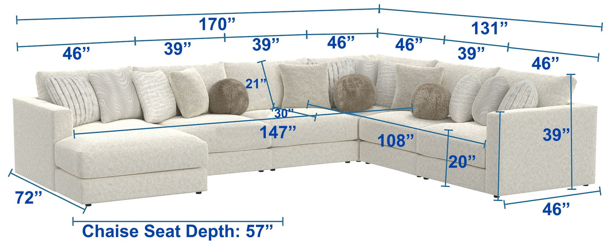 Ritzy - Modular Sofa - Hornell Furniture Outlet