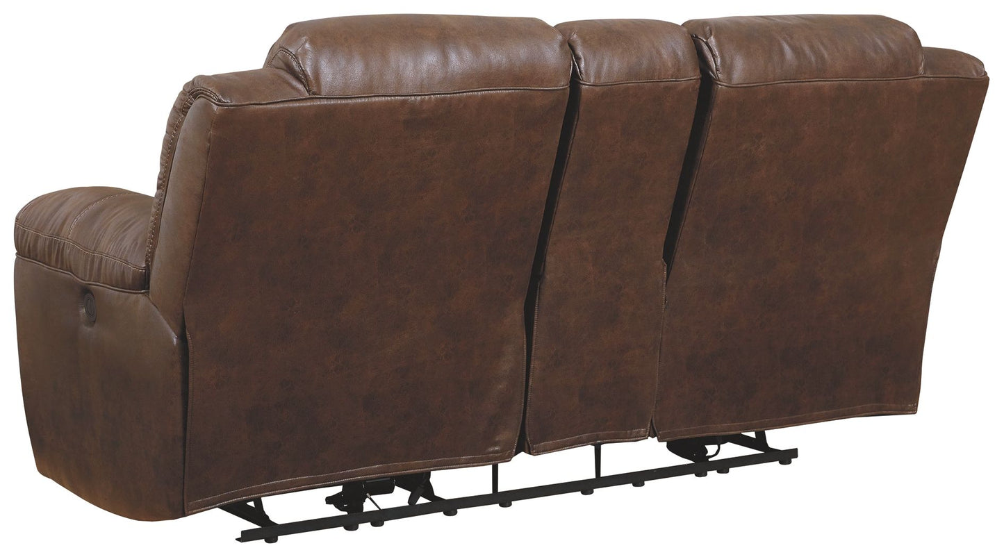 Stoneland - Power Reclining Loveseat - Hornell Furniture Outlet